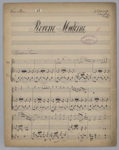 Reverie [no.] 11 - Score,