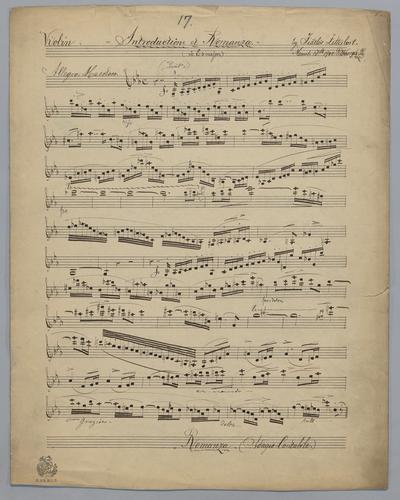 Introductione et Romanza - Parts: Violin,