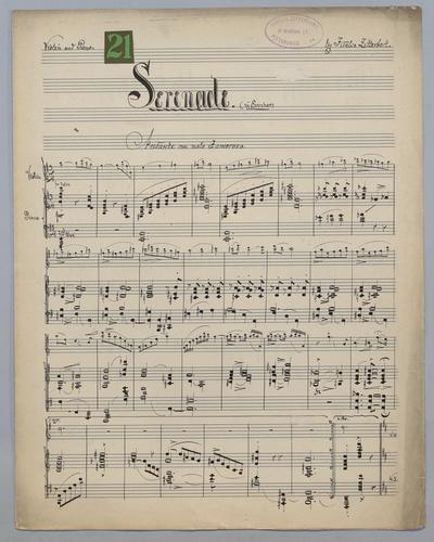 Serenade - Score