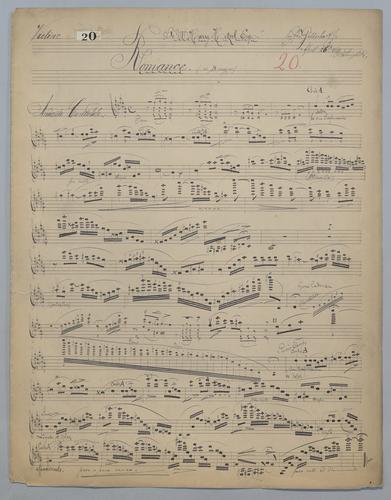 Romance : [no.] 20 - Parts: Violin,