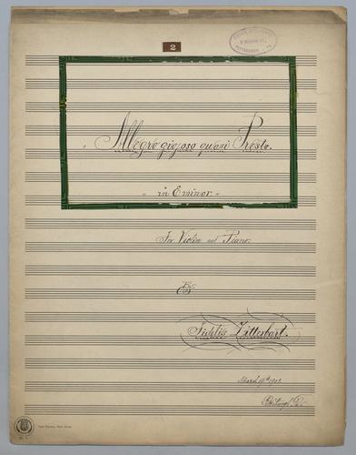 Allegro giojoso quasi Presto - Score,