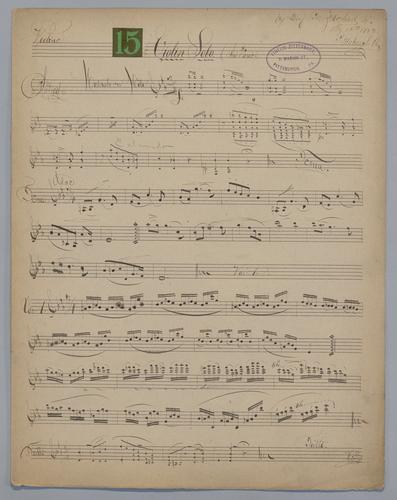Air Varie : [no.] 15 - Parts: Violin,