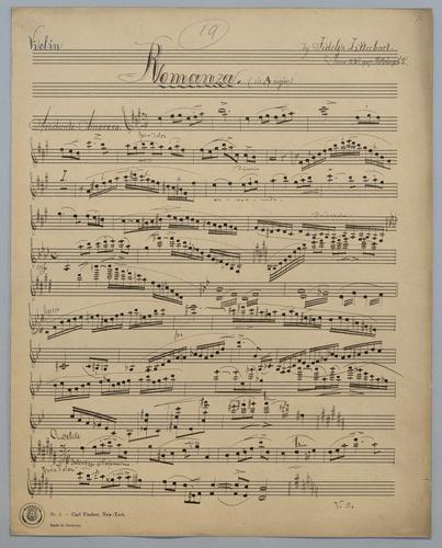 Romanza : [no.] 19 - Parts: Violin,