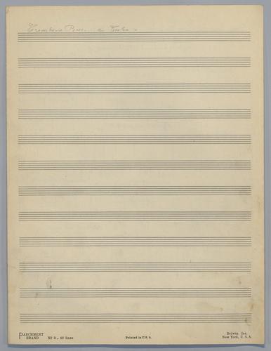 Caprice Humoresque - Parts: Bass Trombone and Tuba