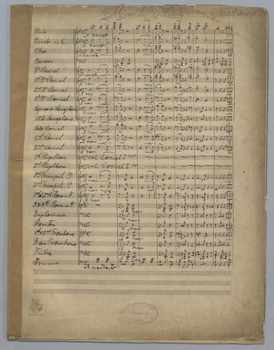 March in Eb Major - Score
