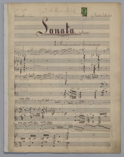 Sonata : [no.] 9 - Score