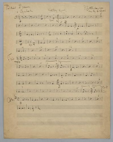Victory March - Parts: Bass Drum/Cymbal