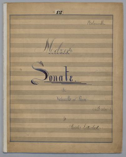 Meltzer's Sonate - Parts: Violoncello,