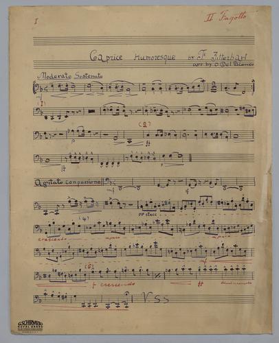 Caprice Humoresque - Parts: Bassoon 2
