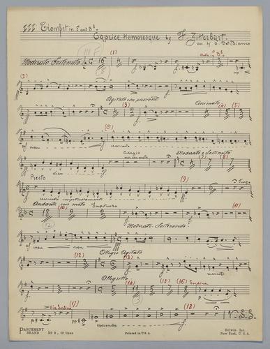 Caprice Humoresque - Parts: Trumpet 3