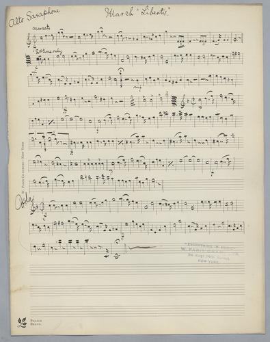 March : Liberty - Parts: Alto Saxaphone