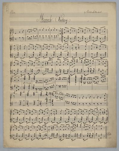 March : Victory : [for] Piano