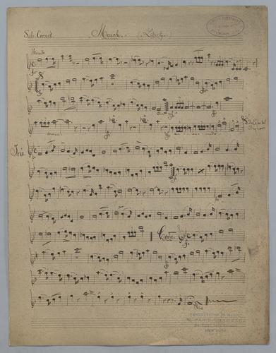March in Eb Major - Parts: Solo Cornet
