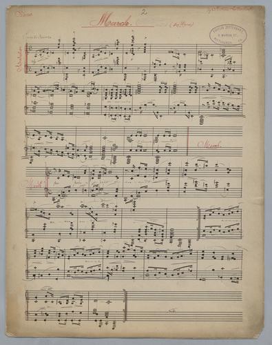 March : for Piano : [in A minor]
