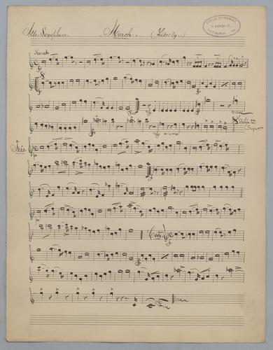 March in Eb Major - Parts: Alto Saxophone