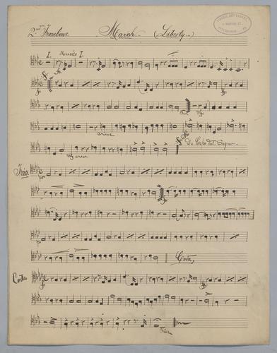 March in Eb Major - Parts: Trombone 2