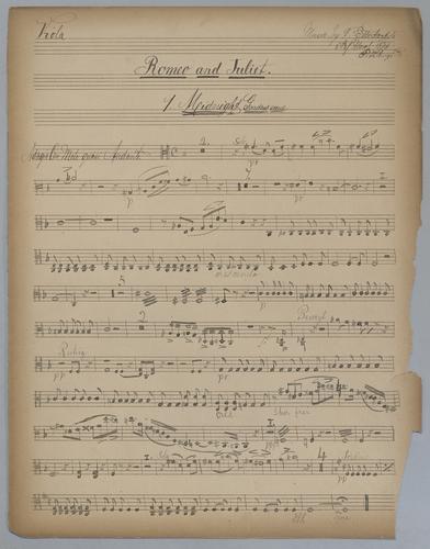 Romeo and Juliet - Parts: Viola,