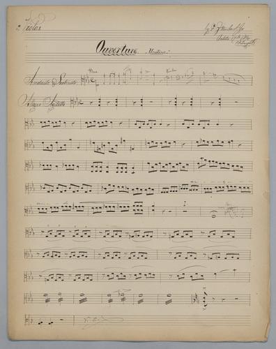 Undine Overture - Parts: 2 Violas,