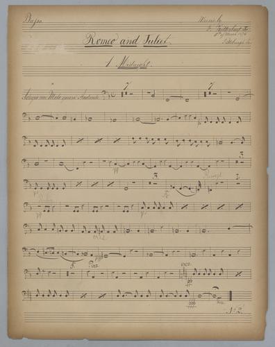 Romeo and Juliet - Parts: Bass,