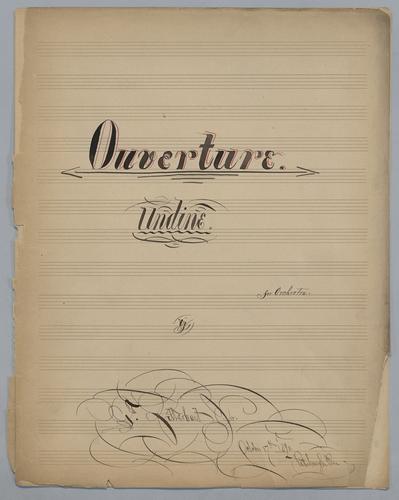 Undine Overture - Parts: Flutes 1 and 2,