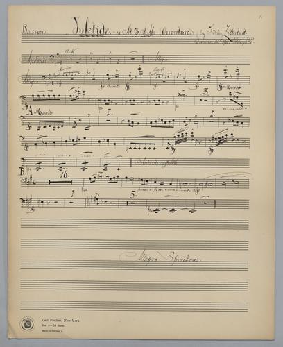 Yuletide - Parts: Bassoon,