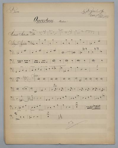 Undine Overture - Parts: Bass,