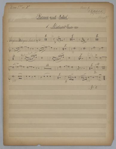 Romeo and Juliet - Parts: Horn 1,