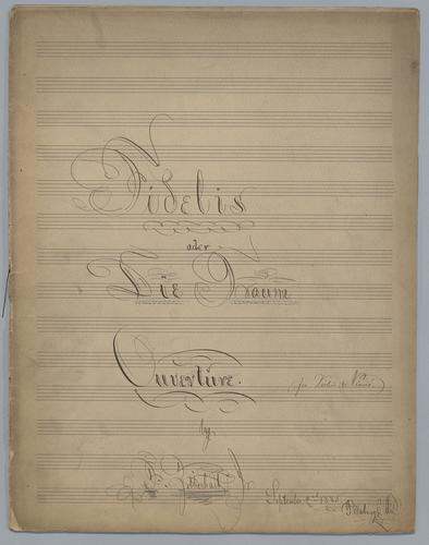 Fidelis : oder Die Traum : Ouverture : for Violin and Piano,