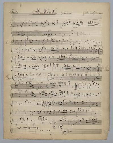 Mon vis a vis - Parts: Flute,
