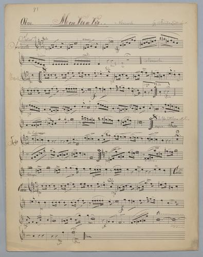 Mon vis a vis - Parts: Oboe,