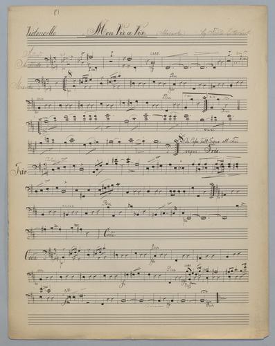 Mon vis a vis - Parts: Violoncello,