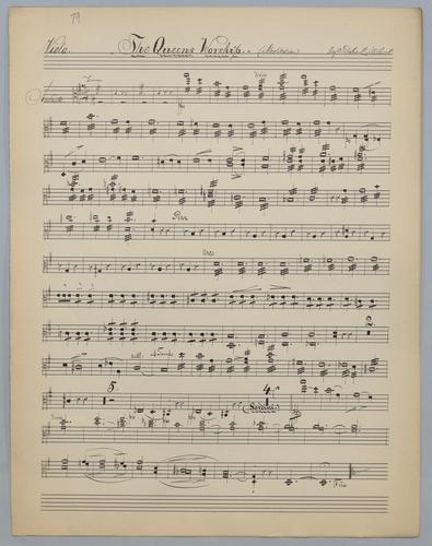 The Queen's Worship - Parts: Viola