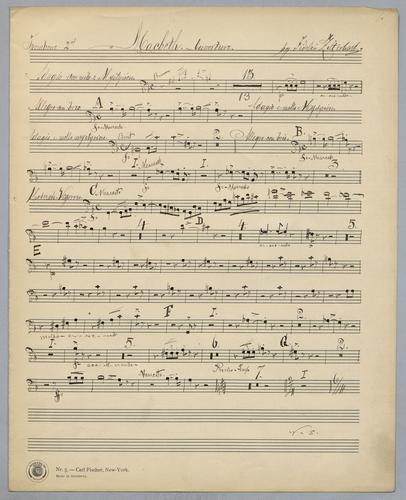 Macbeth - Parts: Trombone 2,