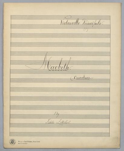 Macbeth - Parts: Violoncello Principal,