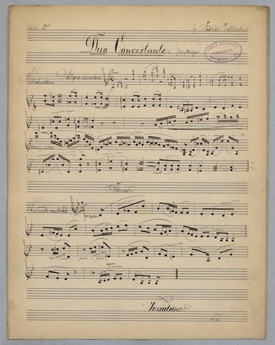 III. Duo Concertante - Parts: Violin 2,