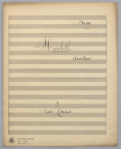 Macbeth - Parts: Bass,