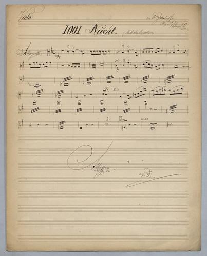1001 Nacht - Parts: Viola,