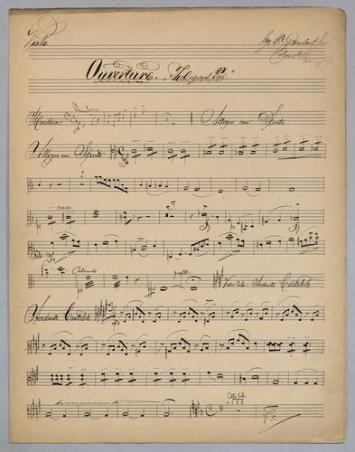 Ouverture : The Original Ten - Parts: Viola,