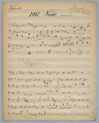 1001 Nacht - Parts: Violoncello,