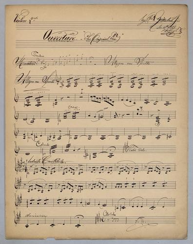 Ouverture : The Original Ten - Parts: Violin 2,
