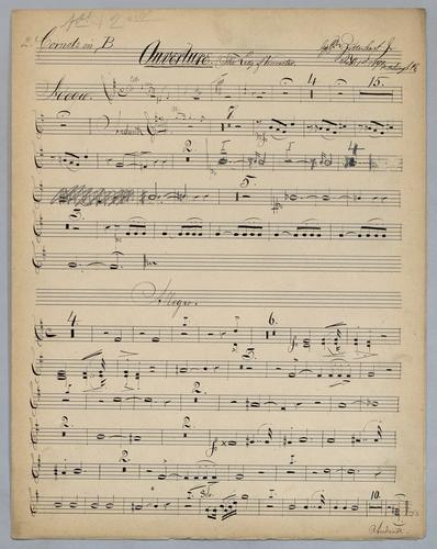 Ouverture : The Lady of Worcester - Parts: Cornet 1 and 2,