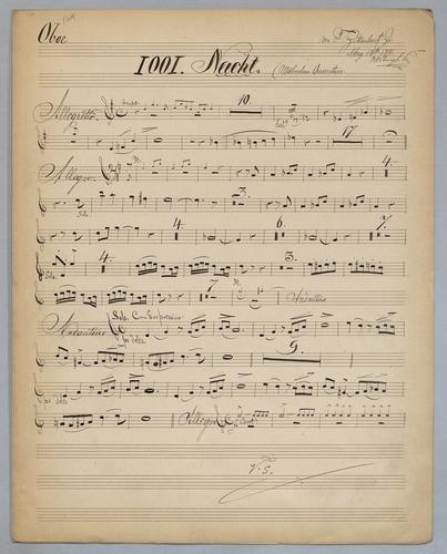 1001 Nacht - Parts: Oboe,