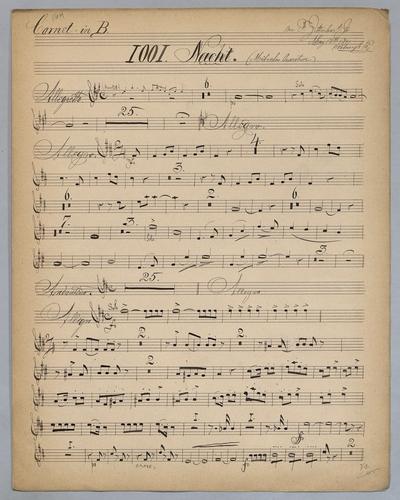 1001 Nacht - Parts: Cornet,