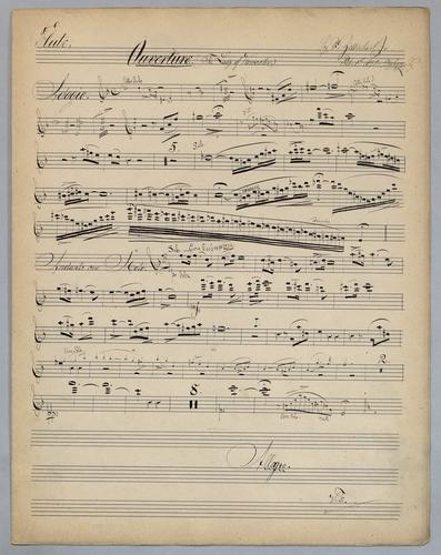 Ouverture : The Lady of Worcester - Parts: Flute,