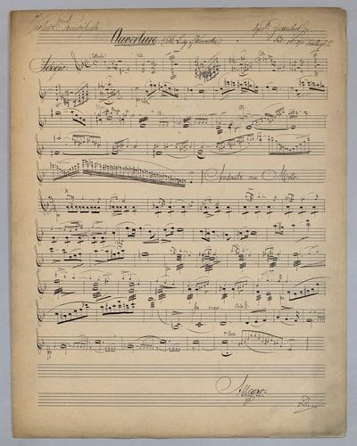Ouverture : The Lady of Worcester - Parts: Violin Principal,