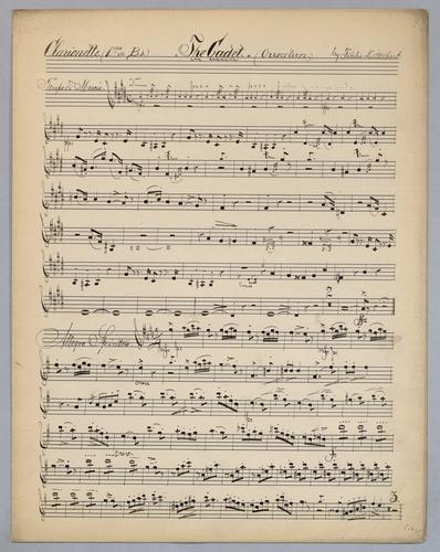 The Cadet : Ouverture - Parts: Clarinet 1