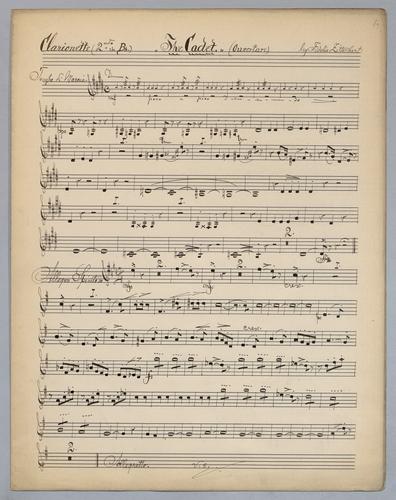 The Cadet : Ouverture - Parts: Clarinet 2