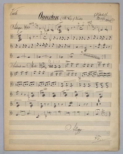 Ouverture : The Lady of Worcester - Parts: Viola,