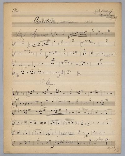 Ouverture : Judith Shakespeare - Parts: Oboe,