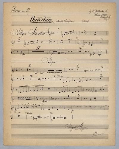 Ouverture : Judith Shakespeare - Parts: Horn,